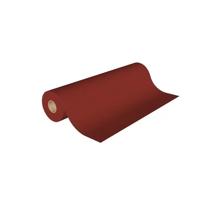 1x Rouleau papier cadeau KRAFT ROUGE 0,70cm x 50m 60g (7K)
