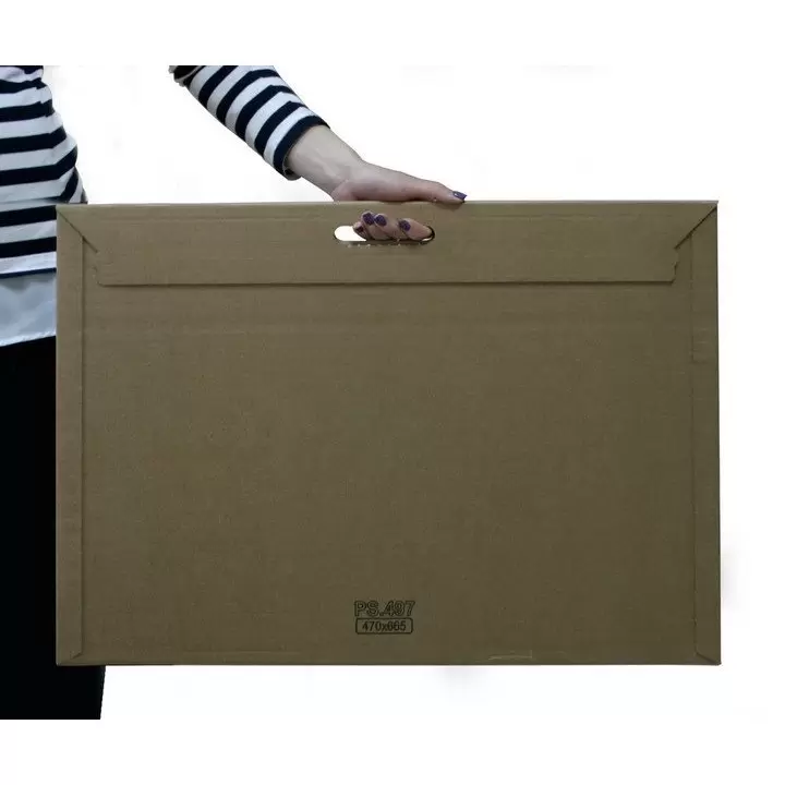Grande pochette cartonnée PS.497 avec poignée 