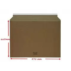 Pochette cartonnée avec poignée dimension 470x665