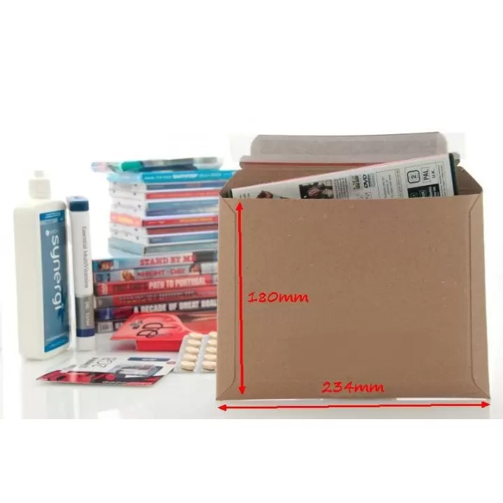 Enveloppes cartonnées pochettes format 23x18 cm pour DVD