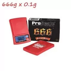 Balance de poche rouge satan 666g à 0,1g Proscale 