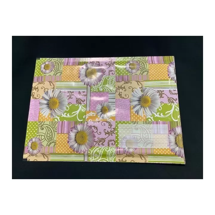 Lot 10x enveloppes à bulles FLEURS DE PRINTEMPS rose vert G/7