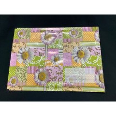 enveloppes à bulles paquerette rose vert format 4 dvd