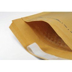 10x enveloppes à bulles BRUNES (dimensions au choix)