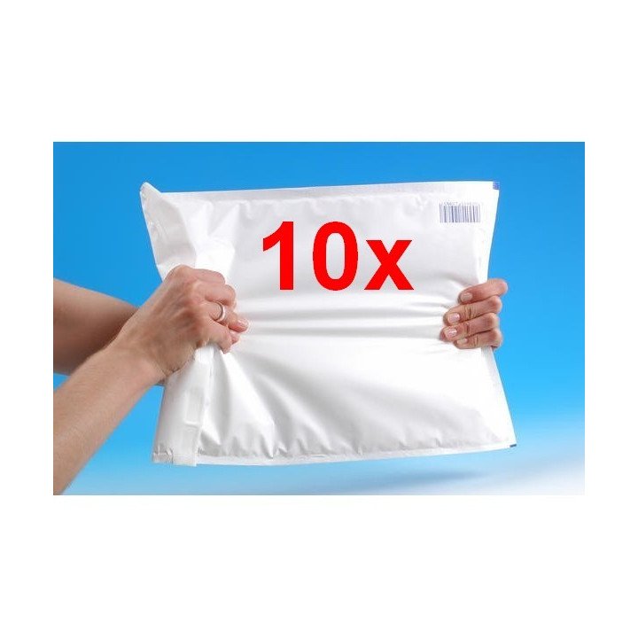 10x enveloppes à bulles plastifiées poly (dimension au choix)
