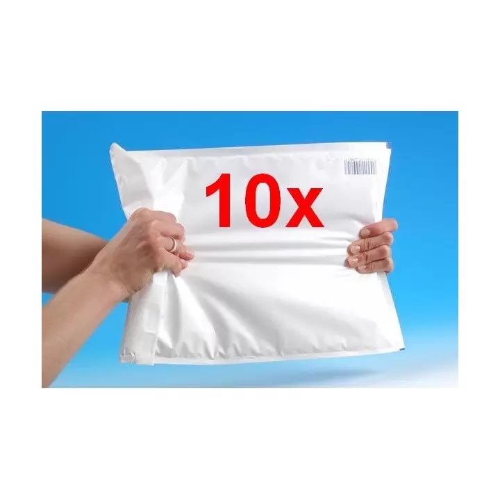 10x enveloppes à bulles plastifiées poly (dimension au choix)