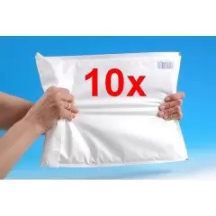 10x enveloppes à bulles plastifiées poly (dimension au choix)