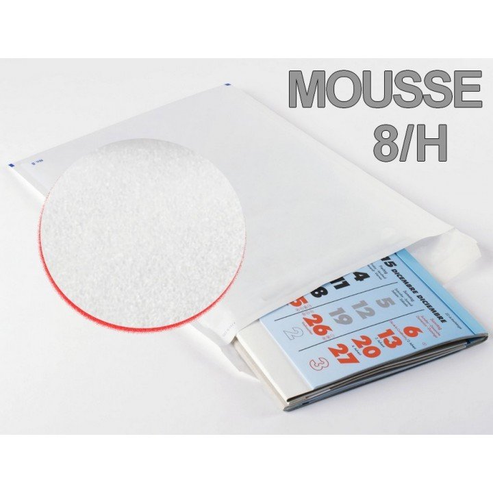 Lot de 100 enveloppes matelassées mousse (270x360) T8 / H