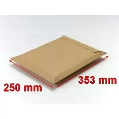 Lot de 100 enveloppes cartonnées B-BoX4 250 x 353mm