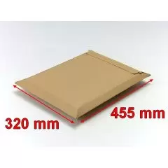 Lot de 100 enveloppes cartonnées B-BoX7 320 x 455mm