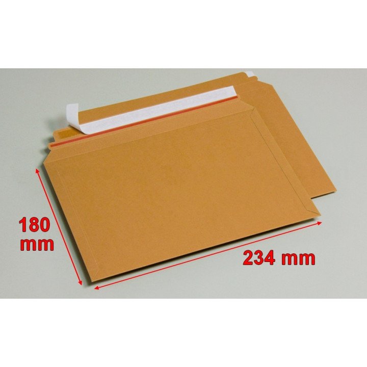 Lot de 200 Enveloppes cartonnées ouverture latérale BBX1X 234x180 mm