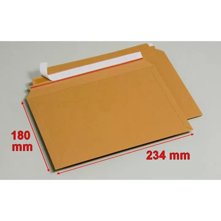 Lot de 200 Enveloppes cartonnées ouverture latérale BBX1X 234x180 mm