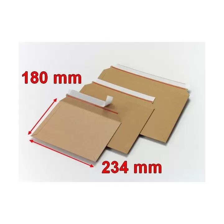 Enveloppes cartonnées grande ouvertuture létérale BBX1X 234x180 mm