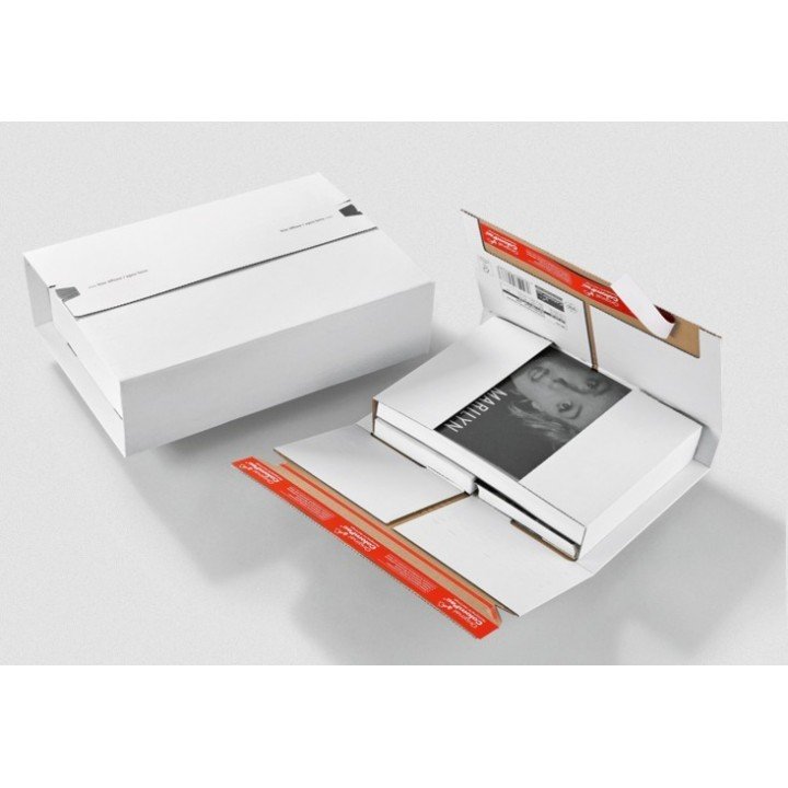 Colompac 20x étui livre  blanc 350x260x-70 CP37.54