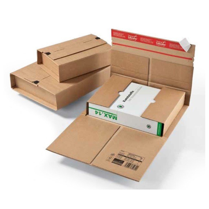 Colompac 20x étuis livres renforcés MARRON 230x165x-70 CP35.01