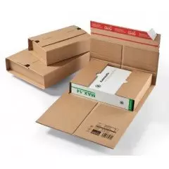 Colompac 20x étuis livres renforcés MARRON 230x165x-70 CP35.01