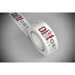 216 rouleaux rubans adhésifs personnalisés fond blanc 50mm x 100m