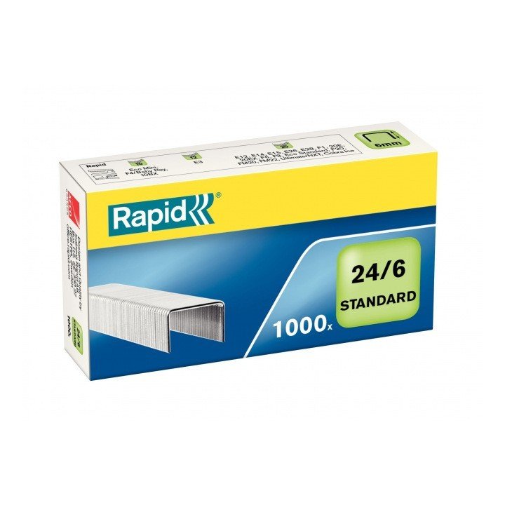 Boite de 1000 agraphes standard 24/6