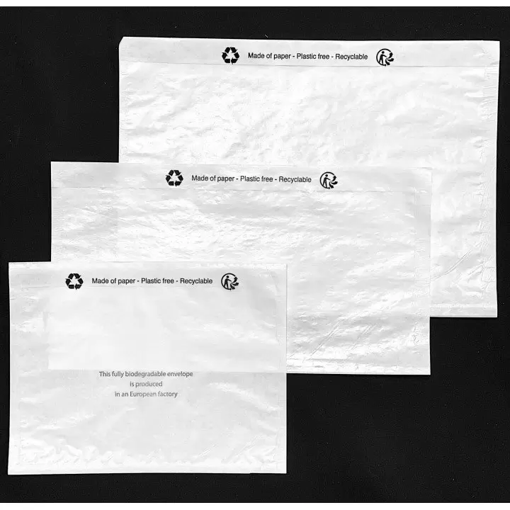 1000 Pochettes porte-document NEUTRE DL 228x120 papier CRISTAL - 1