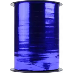 Bolduc ruban miroir BLEU FONCÉ bobine 250m x 10mm - 1