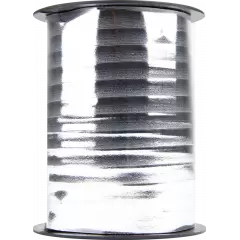 Bolduc ruban miroir ARGENT bobine 250m x 10mm - 1