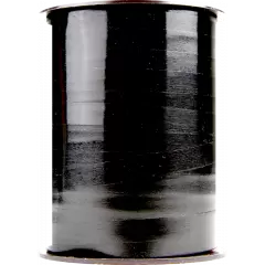Bolduc ruban miroir NOIR bobine 250m x 10mm - 1
