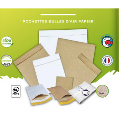 pochette papier bulles kraft sans plastique