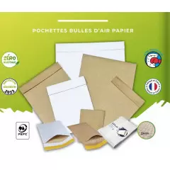pochette papier bulles kraft sans plastique
