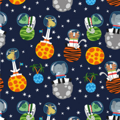 papier cadeau motif pirate ASTRONAUTES SAFARI