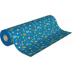 papier cadeau 50m 60g Ananas multicolores très beau