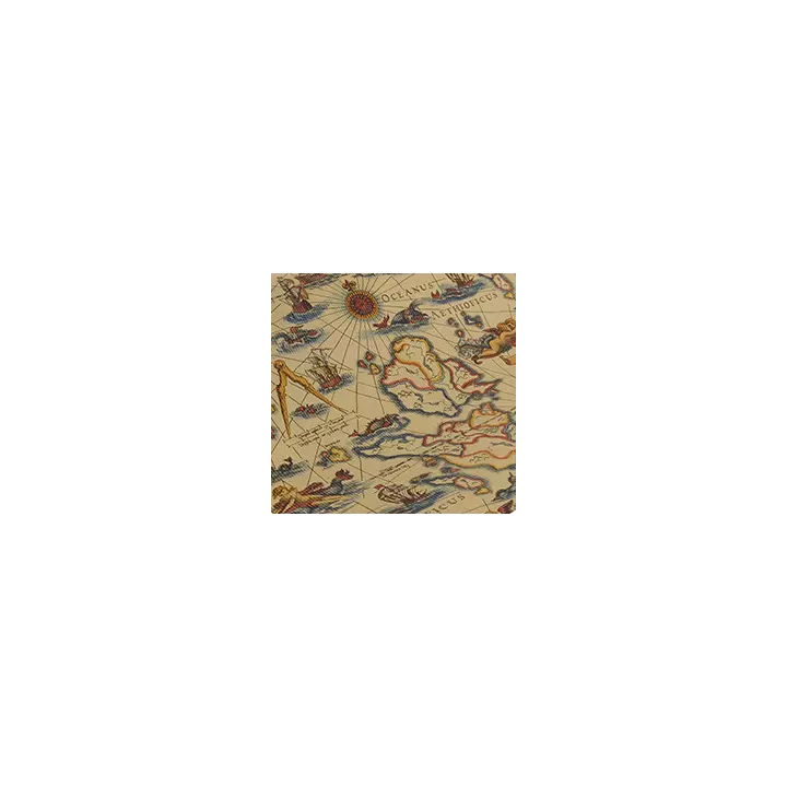 cartographie des océans continents et monstre marins