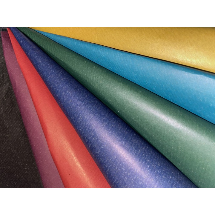 papier cadeaux kraft jaune moutarde 0,70cm x 50m 60g