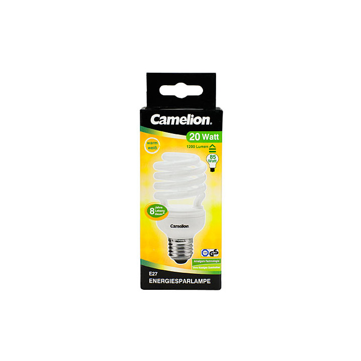 Ampoule camelion blanc chaud E27