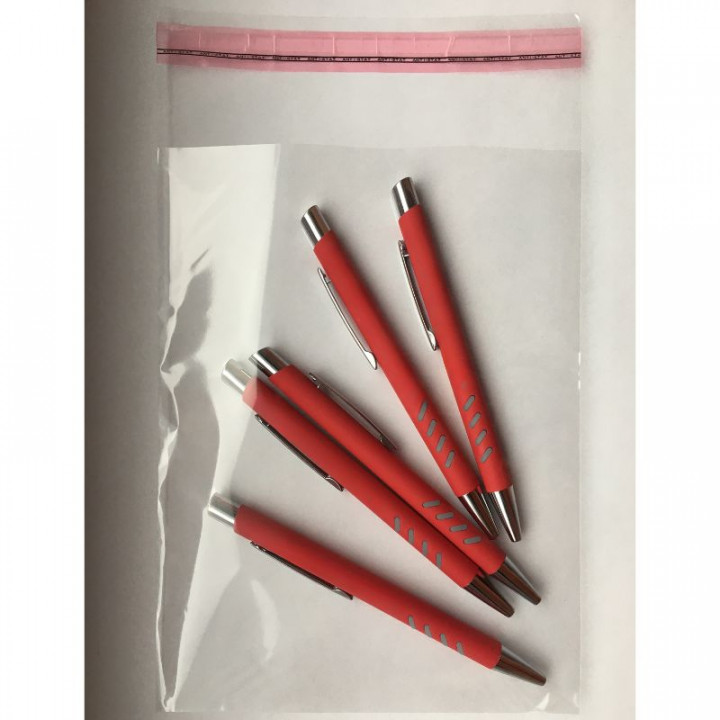 Sachets plastiques transparents  fermetures adhésives repositionnables
