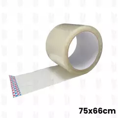 6 ou 24 rouleaux ruban adhésifs transparent 75mm x 66m