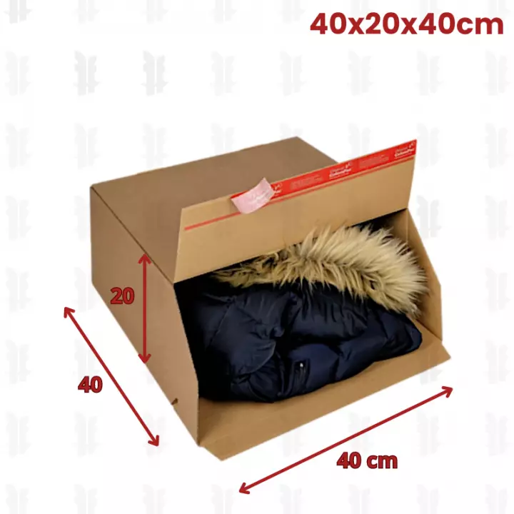 CP 154.402040 COLOMPAC boite postale euroboxe en carton 40x20x40