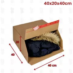 CP 154.402040 COLOMPAC boite postale euroboxe en carton 40x20x40