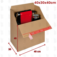 Boite postale en carton fermeture autocollante colompac cp 154.403040