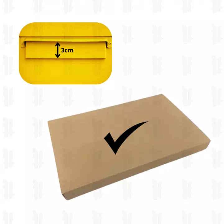 100 Boîtes lettre suivie max 3cm Format XS 219x140mm - 2