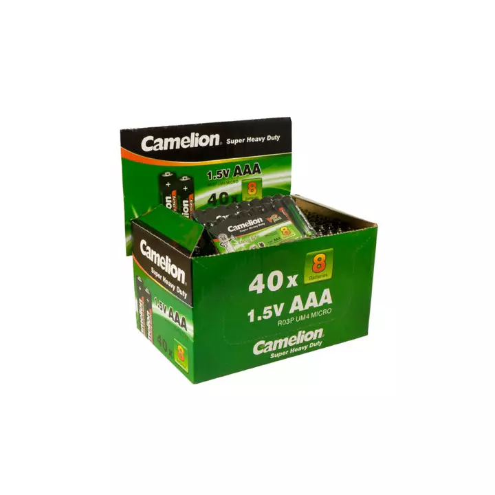 48 piles Camelion green R03 AAA (LR03) MIGNON BÂTON pas cher