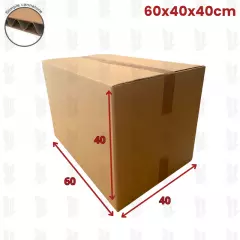 100 carton marron caisse américaine 550x400x400mm