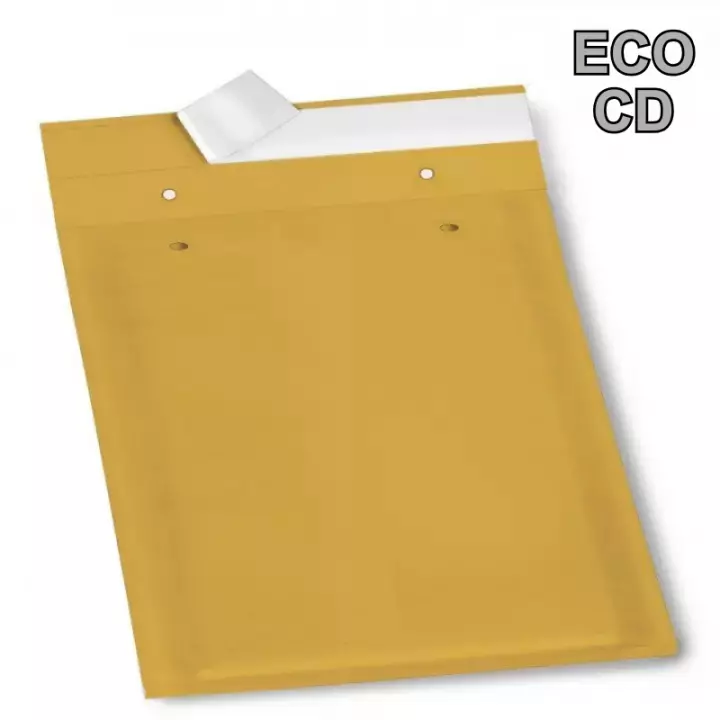 100 enveloppe bulle Eco CD brunne 200x175mm DIFFORT DIFFUSION - 1