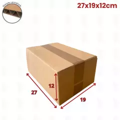 20 cartons caisse américaine 27x19x12 (fefco 201)