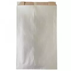 sacs argent avec soufflet Pochettes cadeaux 60g