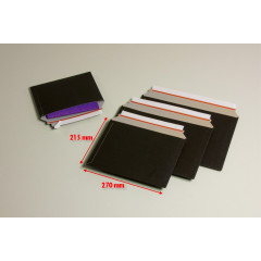 POCHETTE ENVELOPPE CARTON NOIR