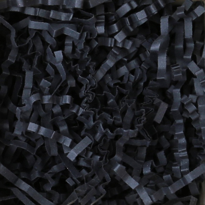 frisure papier de calage noir pour l'emballage