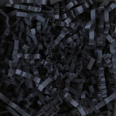 frisure papier de calage noir pour l'emballage