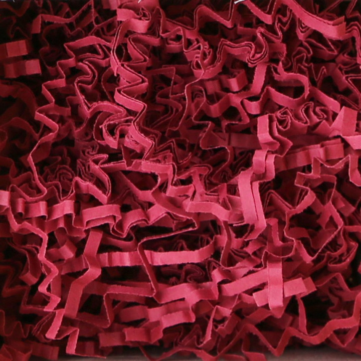 fibre frisette de papier de calage rembourrage colis bordeaux
