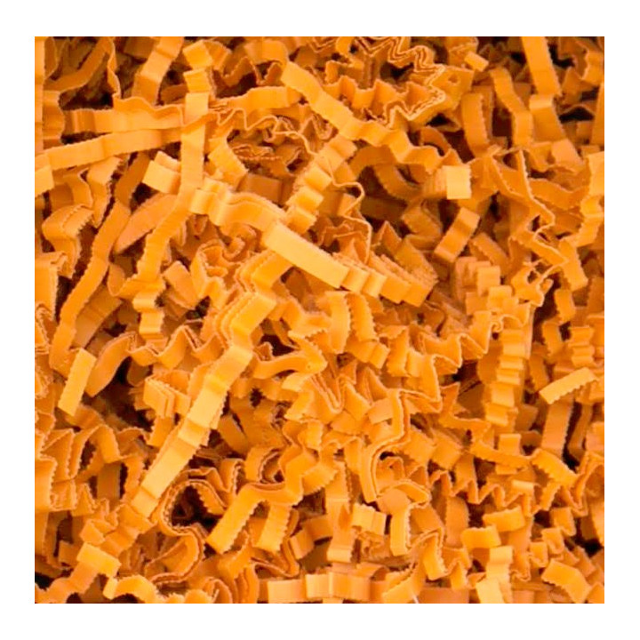 Frisure de calage frisette accordéon orange