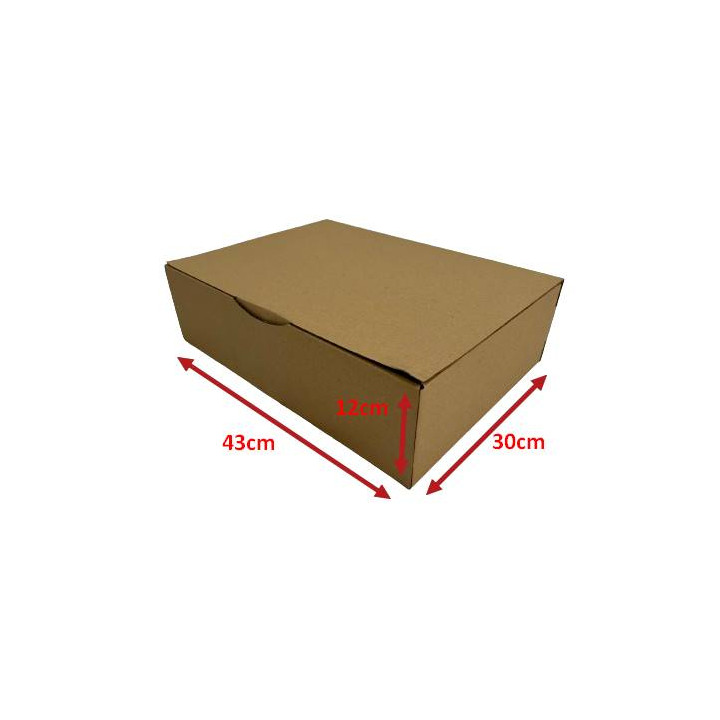 50 Boites postales cartons 43 x 30 x 12 cm + livraison Strasbourg messagerie